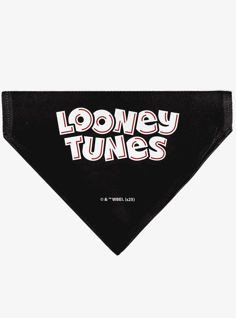 Looney Tunes Sylvester The Cat Face Close Up Slip On Collar Pet Bandana - Bandana Only