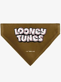 Looney Tunes Wile E Coyote Face Close Up Slip On Collar Pet Bandana - Bandana Only