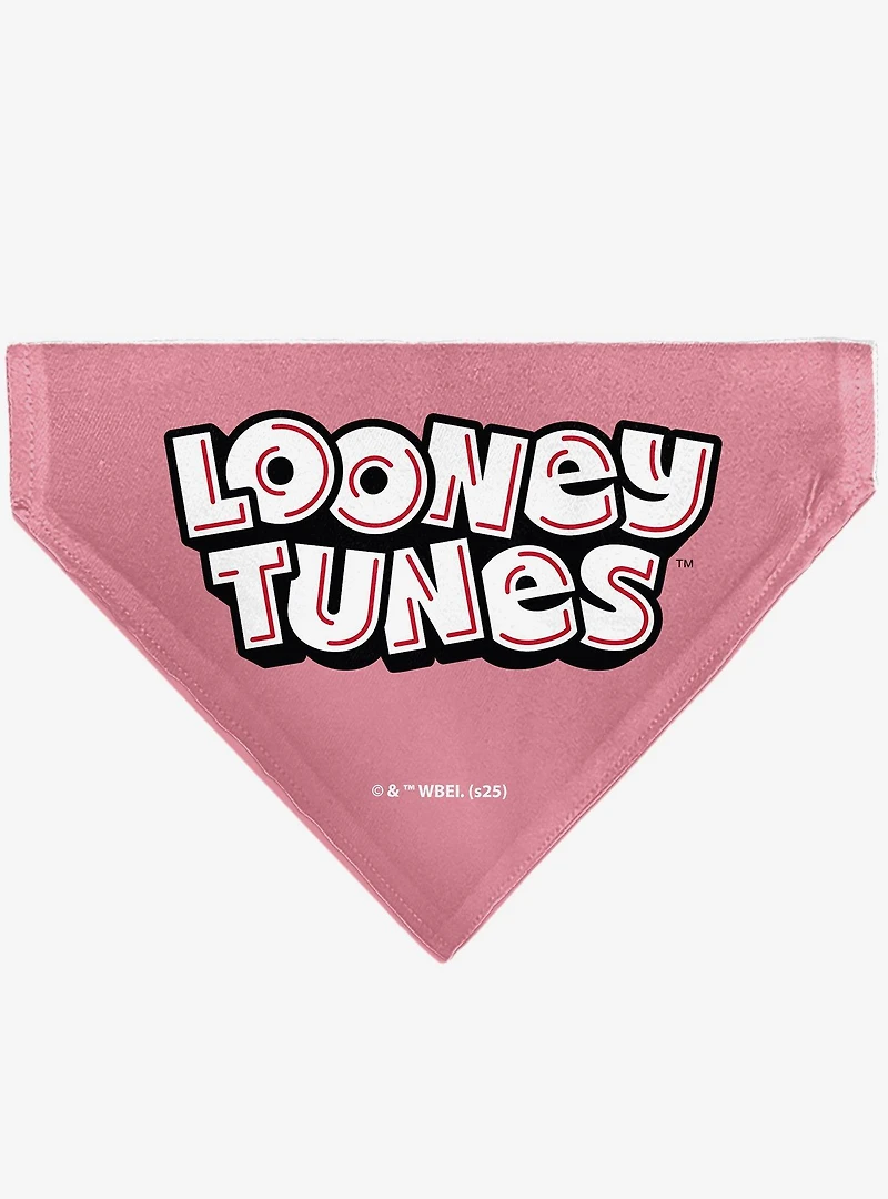 Looney Tunes Tweety Bird Be My Cupcake Sweets Pose and Title Slip On Collar Pet Bandana - Bandana Only