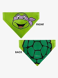 Teenage Mutant Ninja Turtles Donatello Turtle Shell Slip On Collar Pet Bandana - Bandana Only
