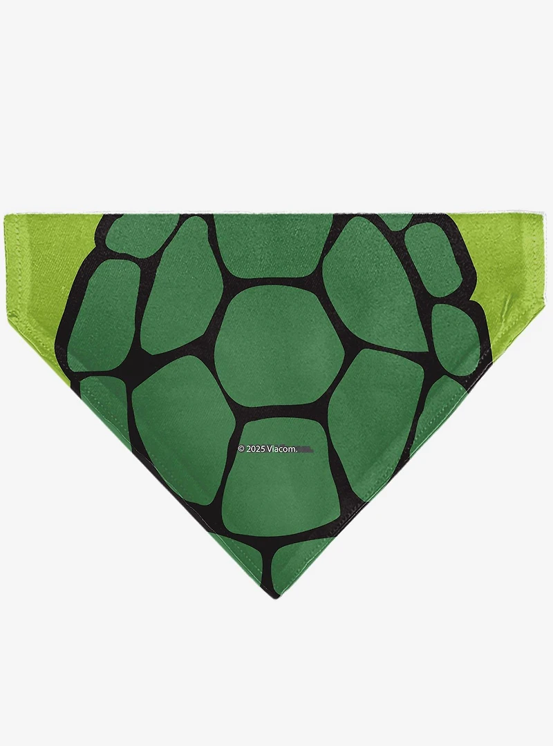 Teenage Mutant Ninja Turtles Leonardo Turtle Shell Slip On Collar Pet Bandana - Bandana Only