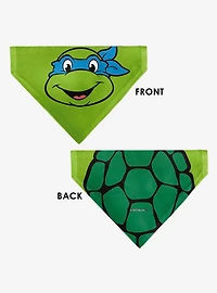 Teenage Mutant Ninja Turtles Leonardo Turtle Shell Slip On Collar Pet Bandana - Bandana Only