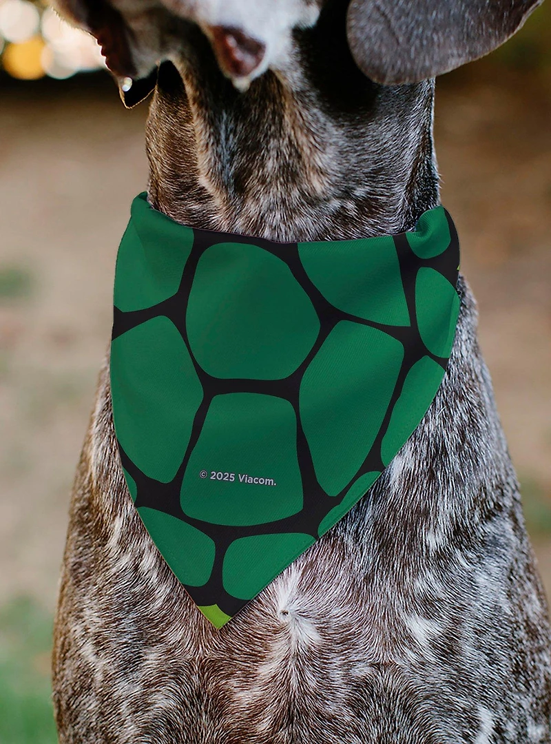 Teenage Mutant Ninja Turtles Michaelangelo Shell Slip On Collar Pet Bandana - Bandana Only
