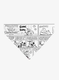Peanuts Good Ol Charlie Brown Comic Scene Slip On Collar Pet Bandana - Bandana Only