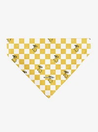 Peanuts Woodstock Pose Checker Slip On Collar Pet Bandana - Bandana Only