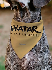 Avatar: The Last Airbender Action Pose Title Slip On Collar Pet Bandana - Bandana Only