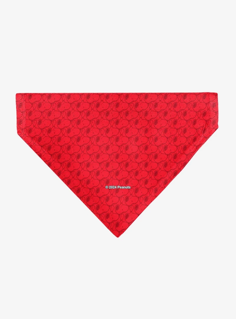 Peanuts Snoopy Face and Profile Slip On Collar Pet Bandana - Bandana Only