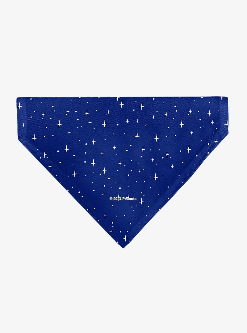 Peanuts Astronaut Linus Security Blanket Space Slip On Collar Pet Bandana - Bandana Only