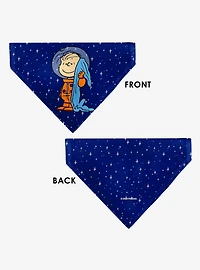 Peanuts Astronaut Linus Security Blanket Space Slip On Collar Pet Bandana - Bandana Only