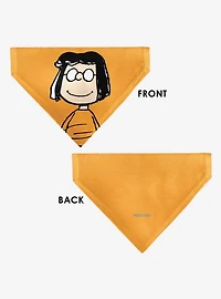Peanuts Marcie Smiling Face Slip On Collar Pet Bandana - Bandana Only