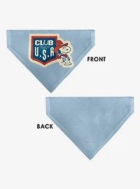 Peanuts Snoopy Cowboy USA Slip On Collar Pet Bandana - Bandana Only