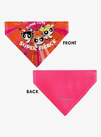 The Powerpuff Girls Super Cute Super Fierce Slip On Collar Pet Bandana - Bandana Only