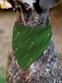 Rick and Morty Pickle Rick Pose Scattered Slip On Collar Pet Bandana - Bandana Only