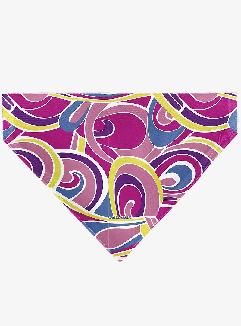 Barbie Swirl Multi Color Slip On Collar Pet Bandana - Bandana Only