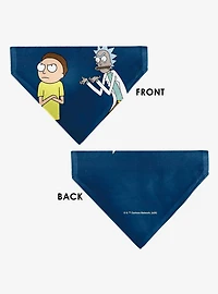 Rick and Morty Arms Crossed Pose Slip On Collar Pet Bandana - Bandana Only