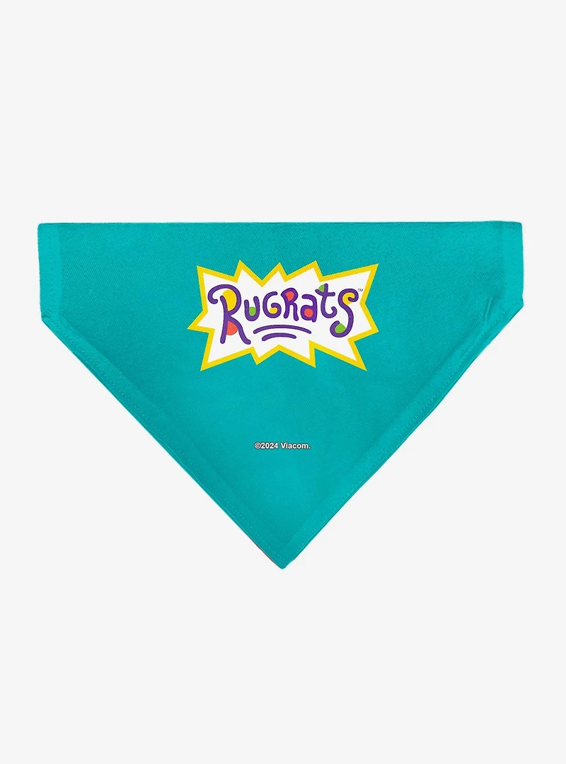 Rugrats Kids Group Pose and Title Slip On Collar Pet Bandana - Bandana Only