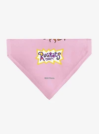 Rugrats Chuckie Hug Me Hearts Pose Slip On Collar Pet Bandana - Bandana Only