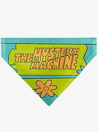 Scooby-Doo! The Mystery Machine Logo Slip On Collar Pet Bandana - Bandana Only