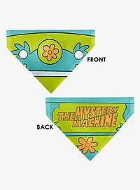 Scooby-Doo! The Mystery Machine Logo Slip On Collar Pet Bandana - Bandana Only