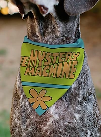 Scooby-Doo! The Mystery Machine Logo Slip On Collar Pet Bandana - Bandana Only