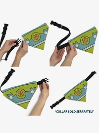 Scooby-Doo! The Mystery Machine Logo Slip On Collar Pet Bandana - Bandana Only