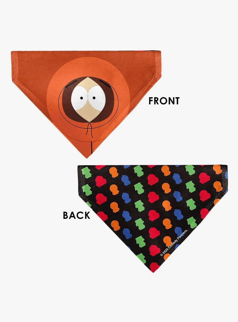 South Park Kenny McCormick Face Slip On Collar Pet Bandana - Bandana Only
