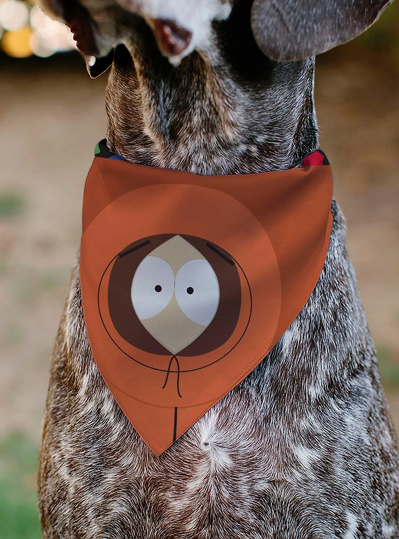 South Park Kenny McCormick Face Slip On Collar Pet Bandana - Bandana Only