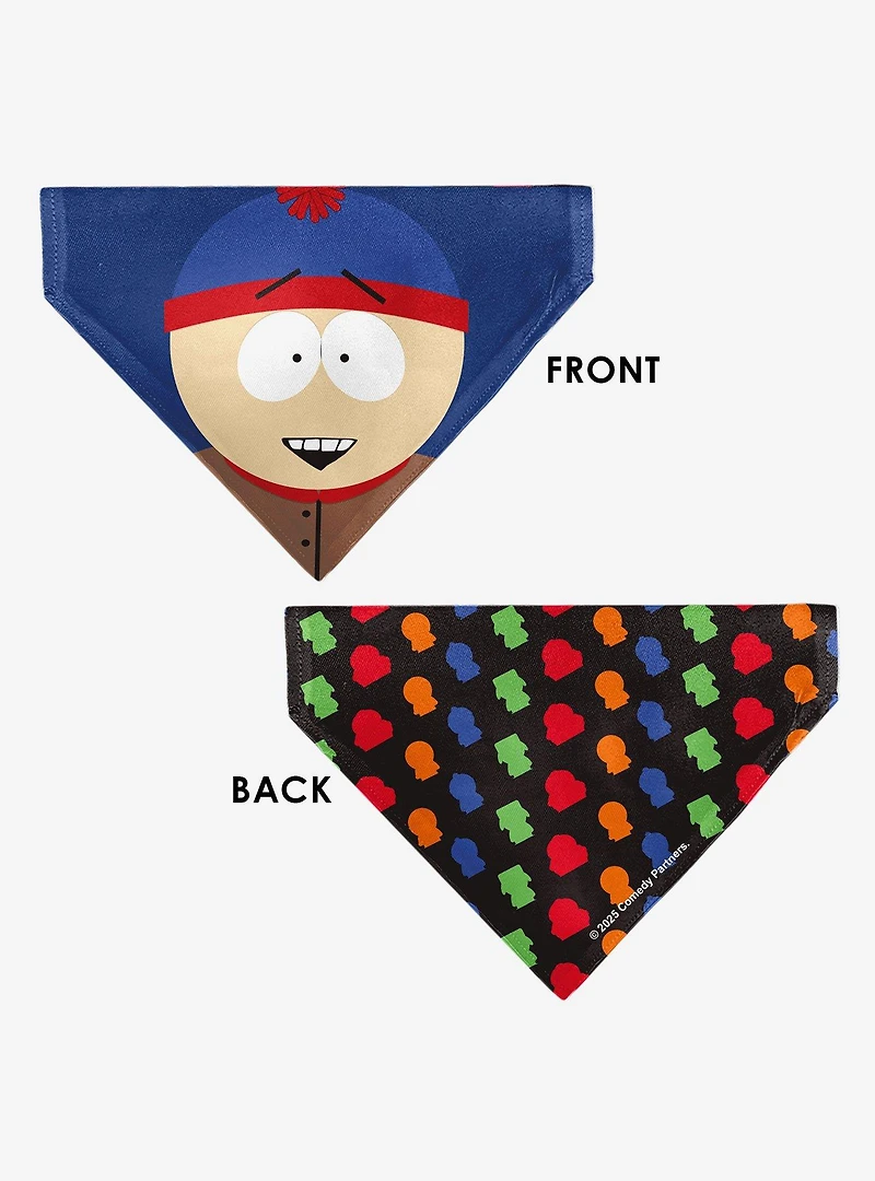 South Park Stan Marsh Face Slip On Collar Pet Bandana - Bandana Only