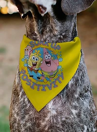 SpongeBob SquarePants and Friends Soak Up Positivity Slip On Collar Pet Bandana - Bandana Only