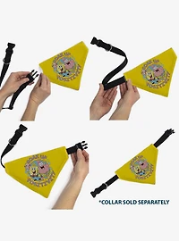 SpongeBob SquarePants and Friends Soak Up Positivity Slip On Collar Pet Bandana - Bandana Only