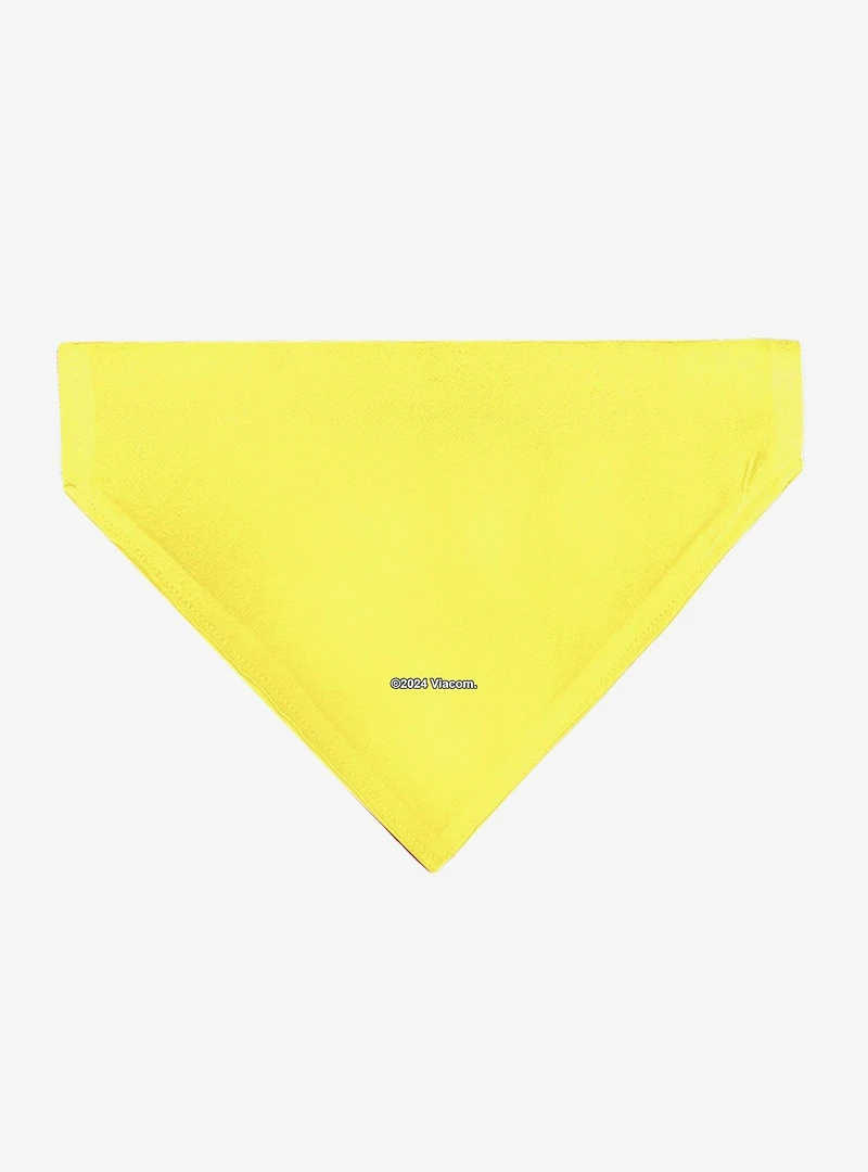 SpongeBob SquarePants Spsp $B Chain Pose Slip On Collar Pet Bandana - Bandana Only