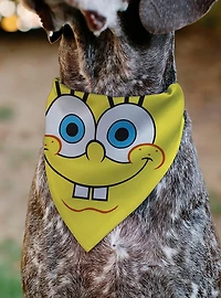 SpongeBob SquarePants Face Slip On Collar Pet Bandana - Bandana Only