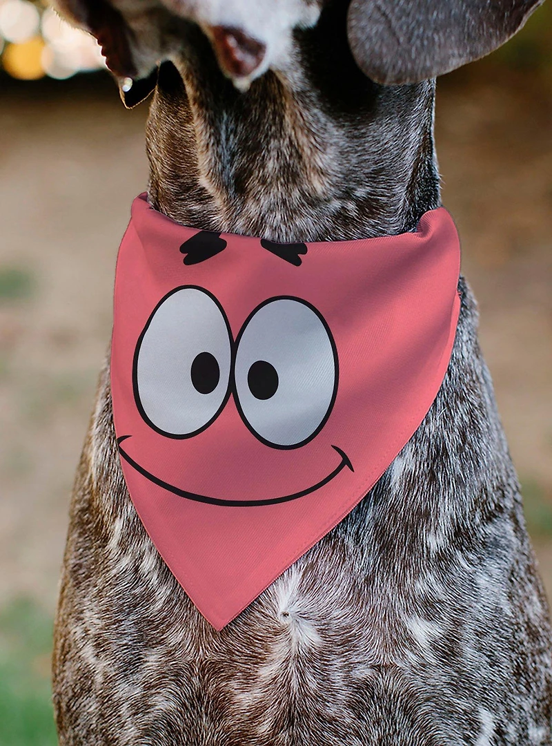 SpongeBob SquarePants Patrick Star Face Slip On Collar Pet Bandana - Bandana Only