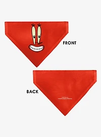 SpongeBob SquarePants Mr Krabs Character Slip On Collar Pet Bandana - Bandana Only