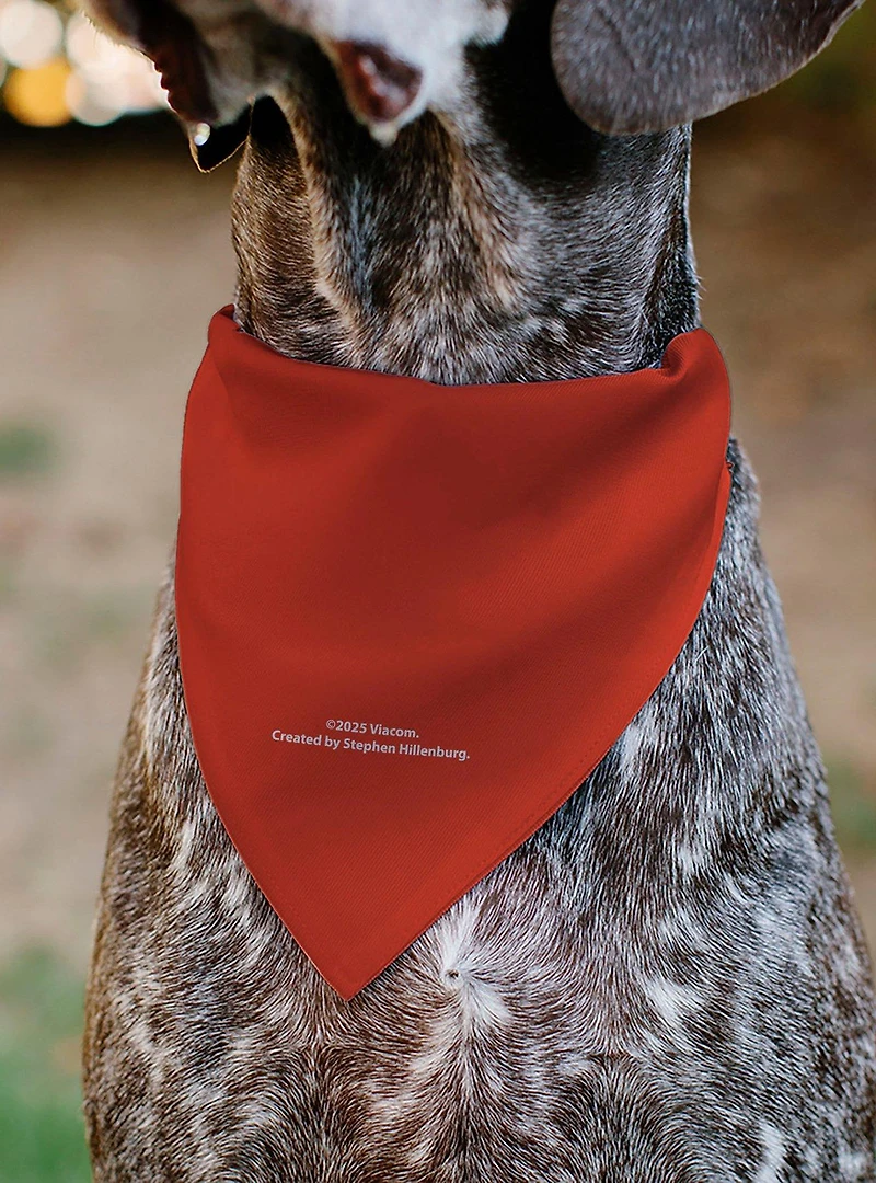 SpongeBob SquarePants Mr Krabs Character Slip On Collar Pet Bandana - Bandana Only