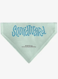 SpongeBob SquarePants Squidward Frowning Face Slip On Collar Pet Bandana - Bandana Only