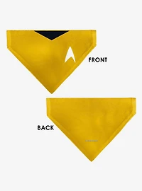 Star Trek Original Series Captain Kirk Golden Uniform Slip On Collar Pet Bandana - Bandana Only