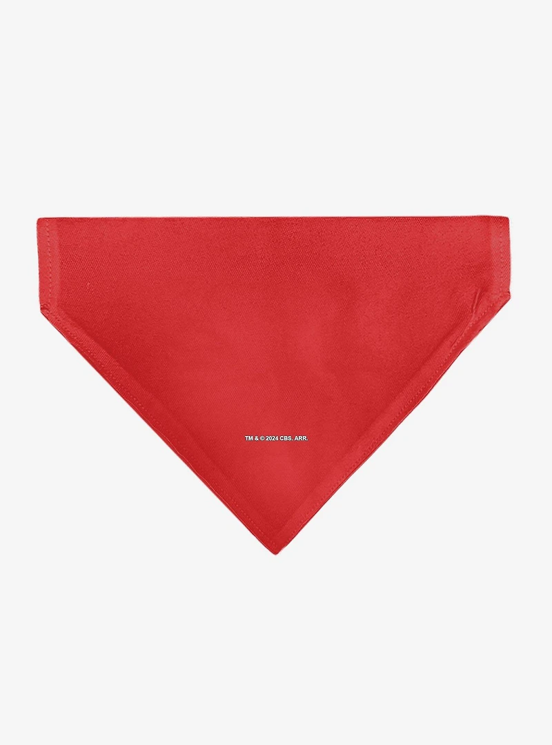 Star Trek Original Series Uniform Print Slip On Collar Pet Bandana - Bandana Only