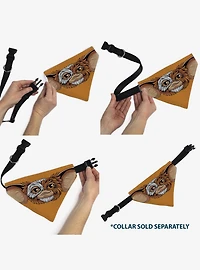Gremlins Gizmo Face and Gremlins 1984 Varsity Slip On Collar Pet Bandana - Bandana Only