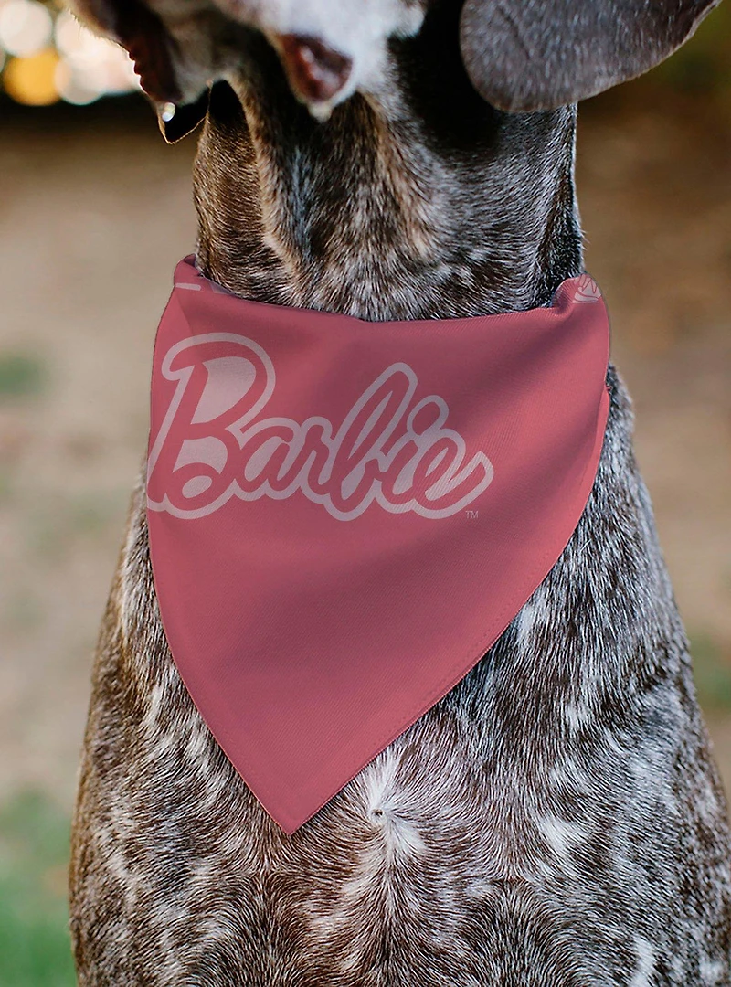 Barbie Malibu Beach Icons Collage Slip On Collar Pet Bandana - Bandana Only