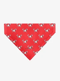 Betty Boop Holiday Gift Pose and Santa Betty Winking Slip On Collar Pet Bandana - Bandana Only