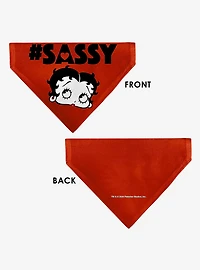 Betty Boop Sassy Face Slip On Collar Pet Bandana - Bandana Only