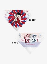 Betty Boop Americana Leg Kick Pose Slip On Collar Pet Bandana - Bandana Only