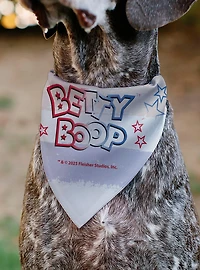 Betty Boop Americana Leg Kick Pose Slip On Collar Pet Bandana - Bandana Only