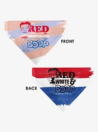 Betty Boop Stripes Pose Slip On Collar Pet Bandana - Bandana Only