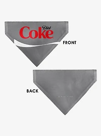 Coca-Cola Diet Coke Logo Slip On Collar Pet Bandana - Bandana Only