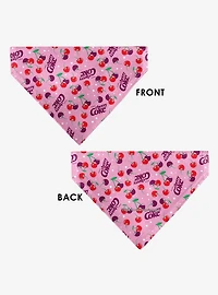The Coca-Cola Company Cherry Coke Cherries and Logo Scattered Slip On Collar Pet Bandana - Bandana Only