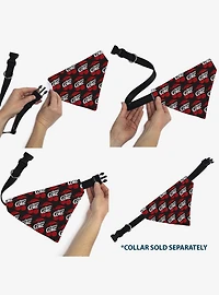 Coca-Cola Cherry Coke and Cherries Logo Collage Black Slip On Collar Pet Bandana - Bandana Only