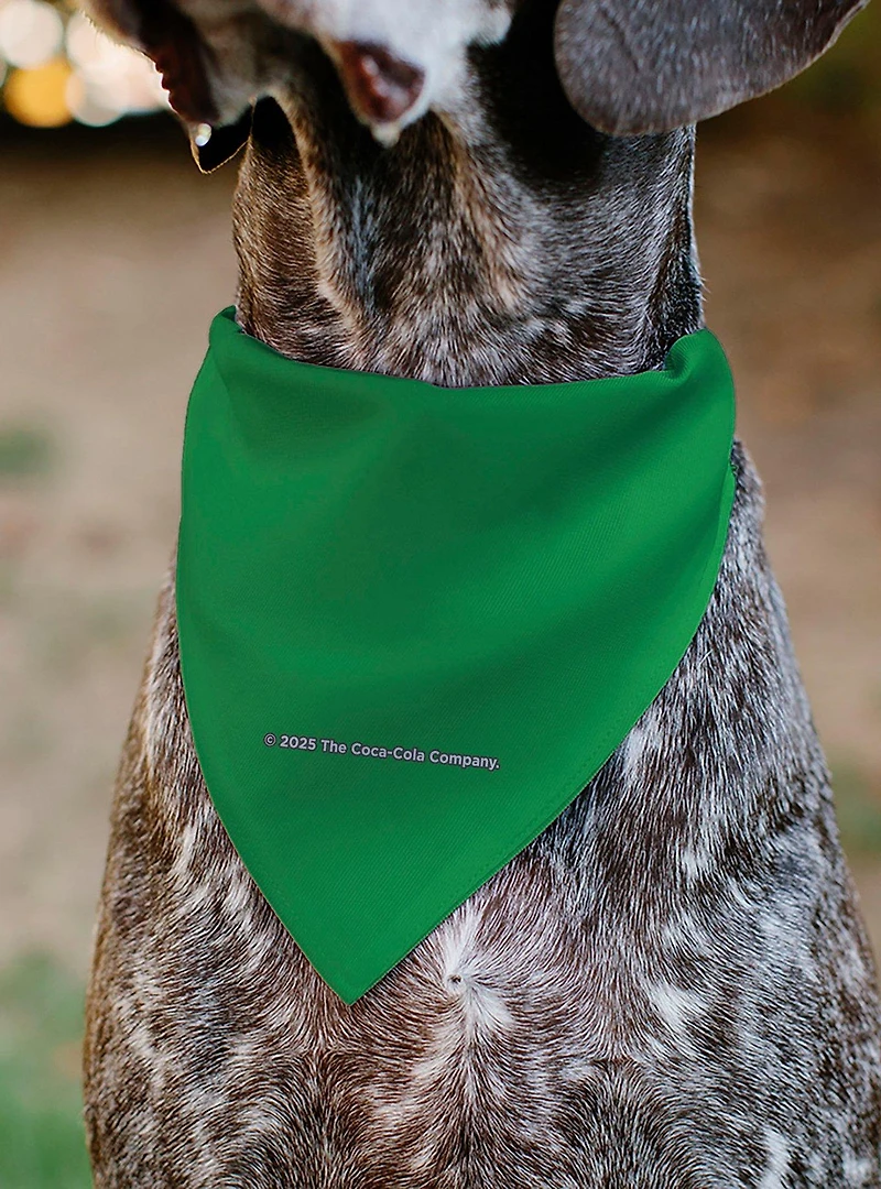 Coca-Cola Sprite Text Logo Slip On Collar Pet Bandana - Bandana Only