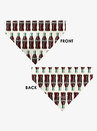 Coca-Cola Glass Bottles Collage Slip On Collar Pet Bandana - Bandana Only